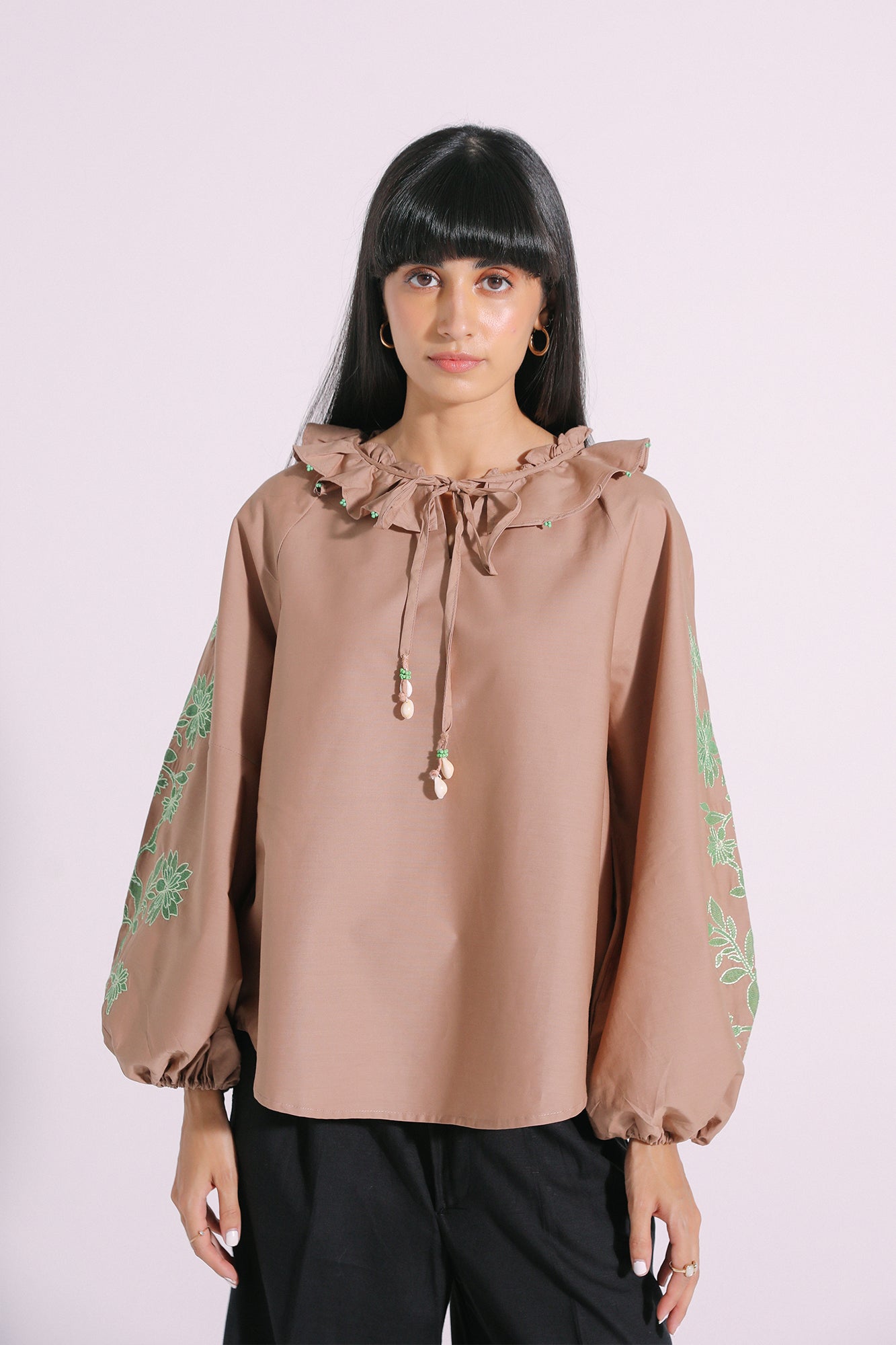 EMBROIDERED TOP (E0276/101/128)