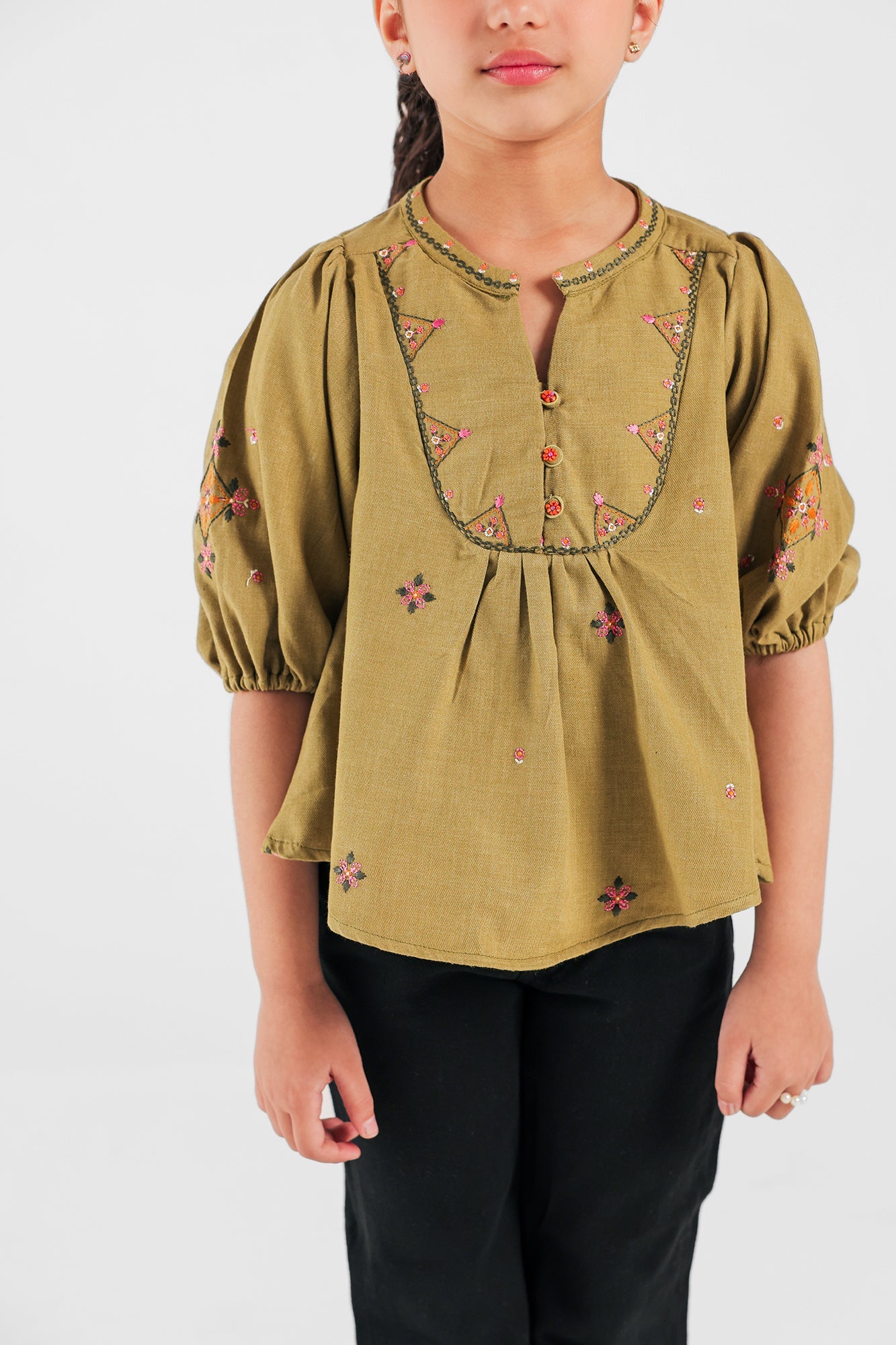 EMBROIDERED TOP (E0776/401/120)